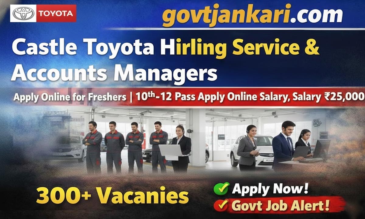 Castle Toyota Job Vacancy