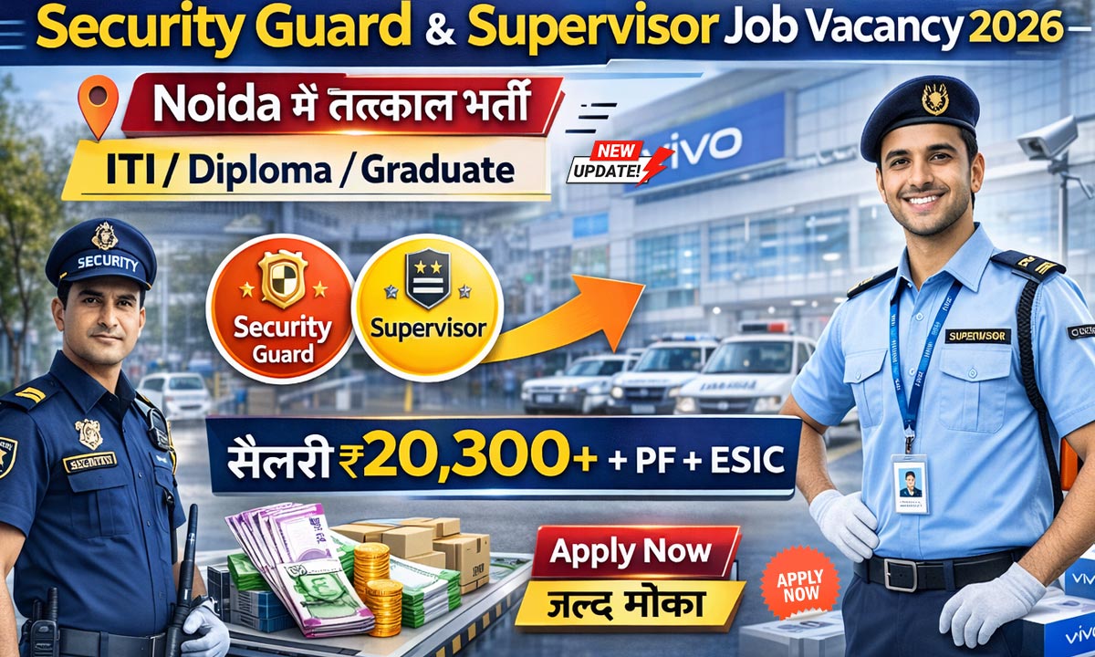 Security Guard & Supervisor Job Vacancy