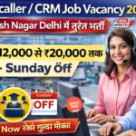 Telecaller / CRM Job Vacancy 2026 – Ramesh Nagar Delhi में तुरंत भर्ती | Salary ₹12,000 से ₹20,000 तक + Sunday Off