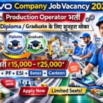 VIVO Company Job Vacancy 2026 – Production Operator भर्ती | ITI / Diploma / Graduate के लिए सुनहरा मौका